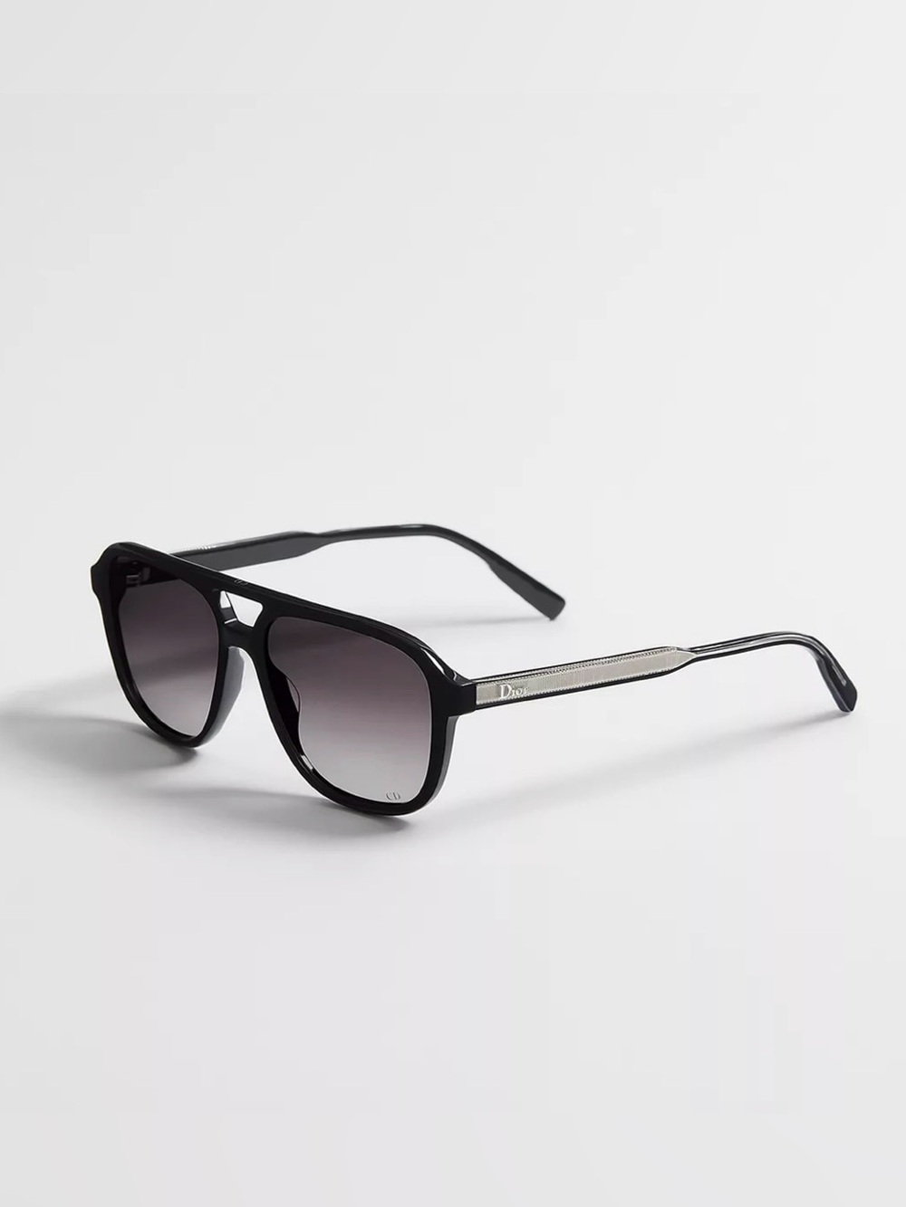 NIB Dior DioRibbon A1I Black Pilot Sunglasses